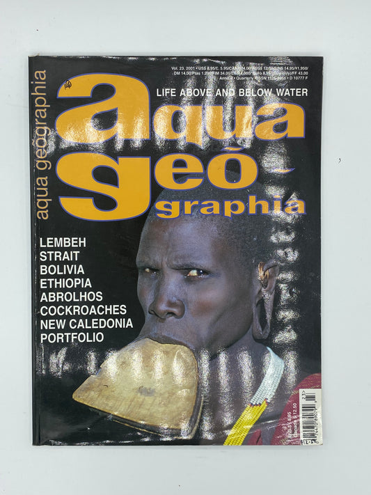 Aqua Geographia Vol. 23. 2001